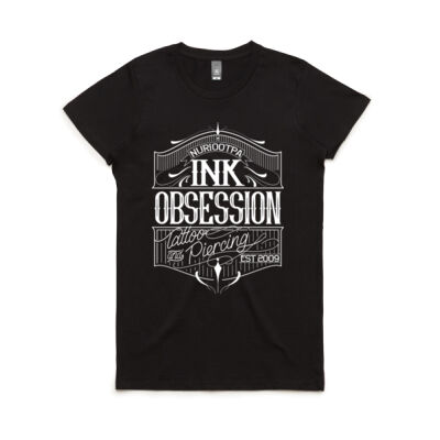 Ladies Basic Ink Obsession T shirt Thumbnail